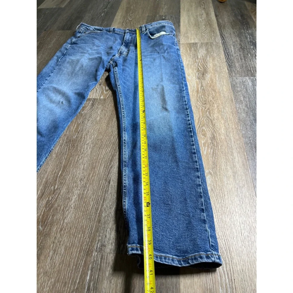 Levis Straight Leg Jeans Mens 38x30 Blue Good Medium Wash Denim 502‎ 505 514